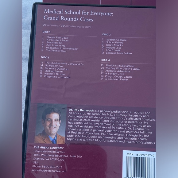 The Great Courses DVD course: Medical School for Everyone (Grand Rounds Cases) - Picture 4 of 5